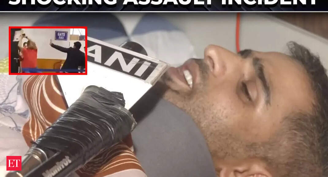 ‘He hit me with bag and fists’: SpiceJet staffer recounts shocking boarding gate assault – The Economic Times Video